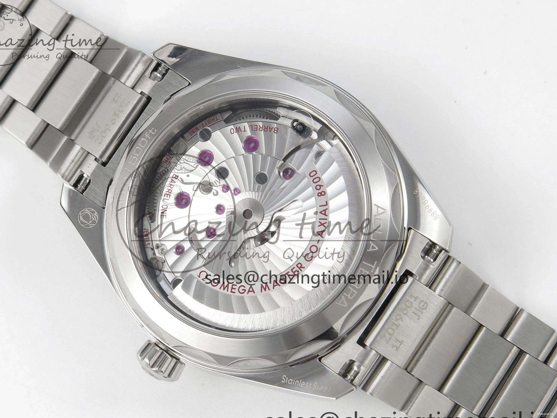 0102 Efficient Seamaster 150M SS VSF 1:1 Best Edition Turquoise Blue Dial on SS Bracelet A8900 Super Clone 7661